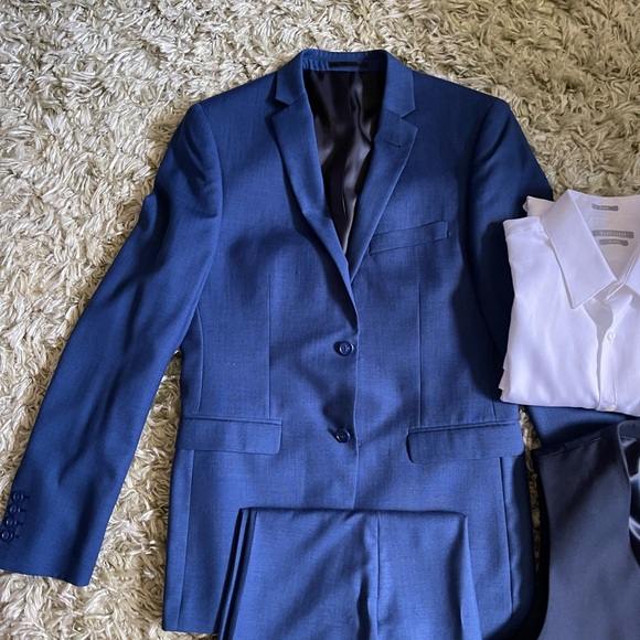 Men’s Navy Full-Piece Suit - Picture 5 of 11